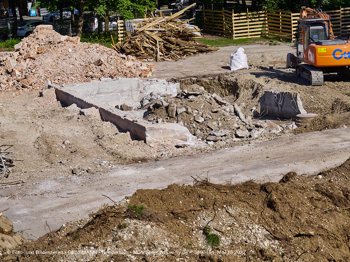 18.05.2022 - Baustelle am Haus für Kinder in Neuperlach